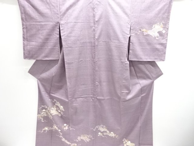 Japanese Kimono / Tsumugi Omeshi Silk